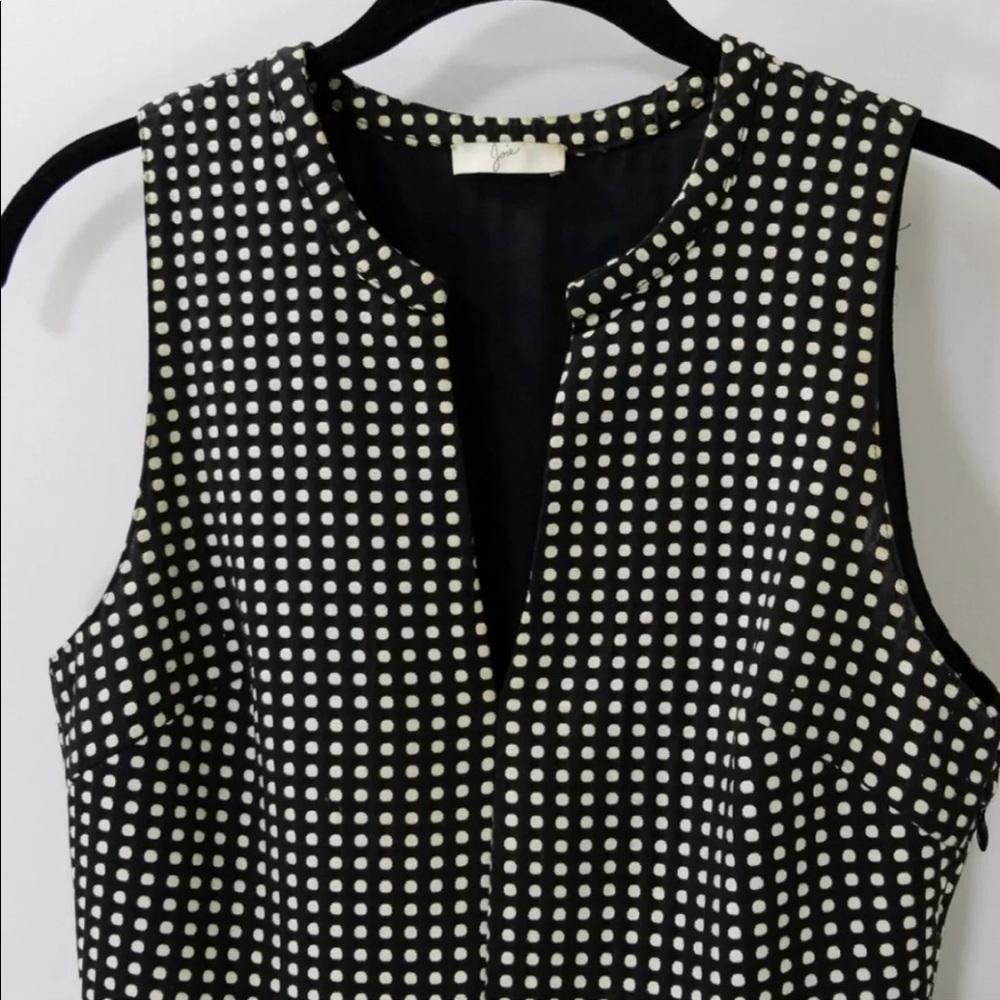 Joie Polka Dot Mini Dress with Pockets - Picture 1 of 6